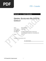 Code of Conduct PTI Canada