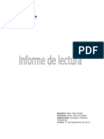 Informe de Lectura