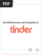 Download Tinder Research Paper by tamsynt21 SN271170843 doc pdf