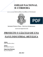 ITF PS - Proyecto y Cálculo de Una Nave Industrial Metálica - César Abel Rivas Ruzo