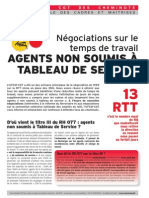  Temps Travail Agents Non Soumis Tableau Service