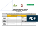 Horarios Merida 2015-16