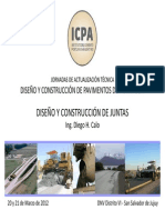 Diseño y Construccion Juntas