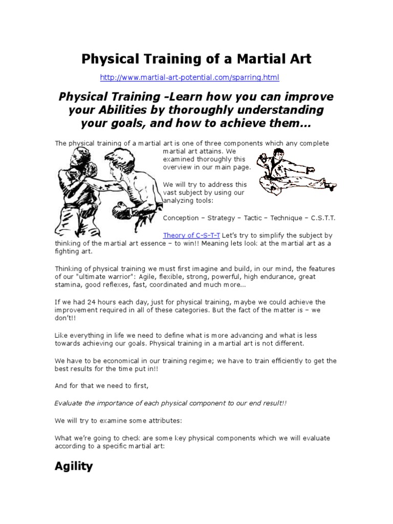 Physical Training of A Martial Art PDF Flexibility (Anatomy