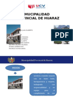 Mucipalidad Provincial de Huaraz Diaposoitivas