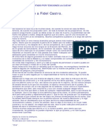 Guevara Ernesto - Carta Del Che a Fidel Castro