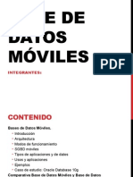 Base de Datos Móviles