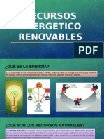 Recursos Energeticos Renovables