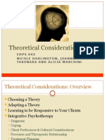 Theoretical Considerations