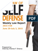 2015 #28 Self Defense Weekly Law Report