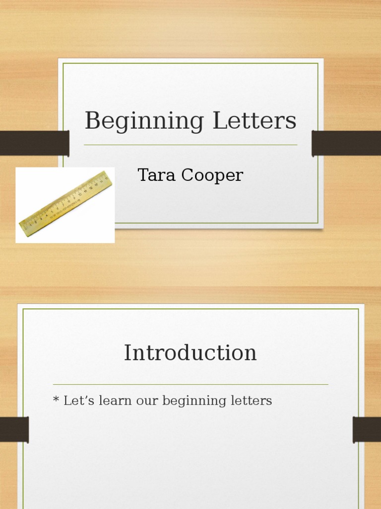 Learning Beginning Letters | PDF | Art