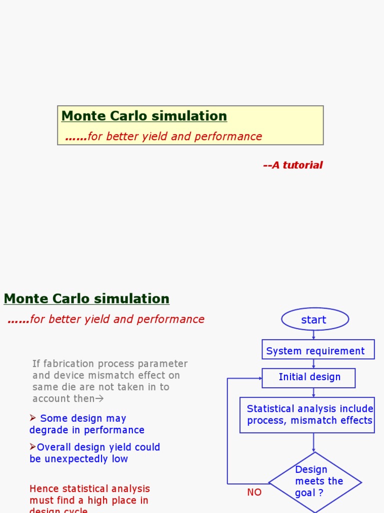 Monte Carlo Simulation in Cadence Design | PDF | Electrical Circuits ...