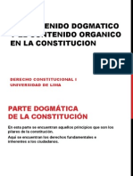 Parte Dogmática y Orgánica de la Constitución - Diapositivas