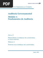 Fontes das Normas de Auditoria