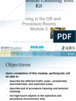 Module 3 Cleaning The or and Procedure Rooms