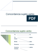 Concordancia sujeto-verbo: reglas y ejemplos