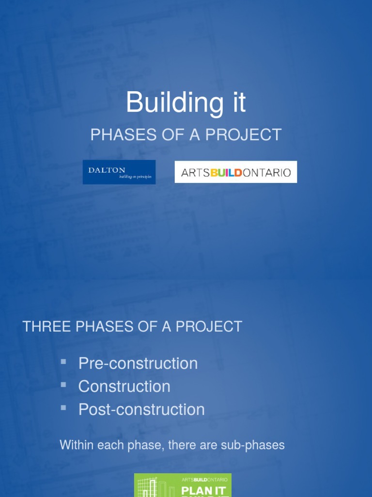 Building It: Phases of A Project | PDF | Construction Management ...
