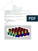 3D Fourier Series Code and Plot Matlab