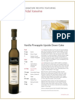 Vidal Icewine: Vanilla Pineapple Upside Down Cake