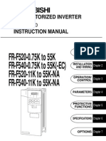 Inverter Mitsubishi FR-F500 Intruction Manual