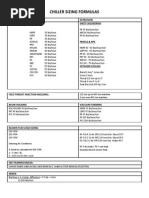 Chiller Sizing Formulas: Injection Molding Extrusion