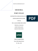 Memoria-portfolio Prácticas Profesionales v-corregido UNED Pedagogía 4º