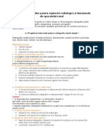 Pregătirea Pacienţilor Pentru Explorări Radiologice Şi Funcţionale Ale Aparatului Renal