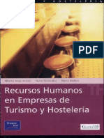 Recursos Humanos Turismo y Hosteleria PDF