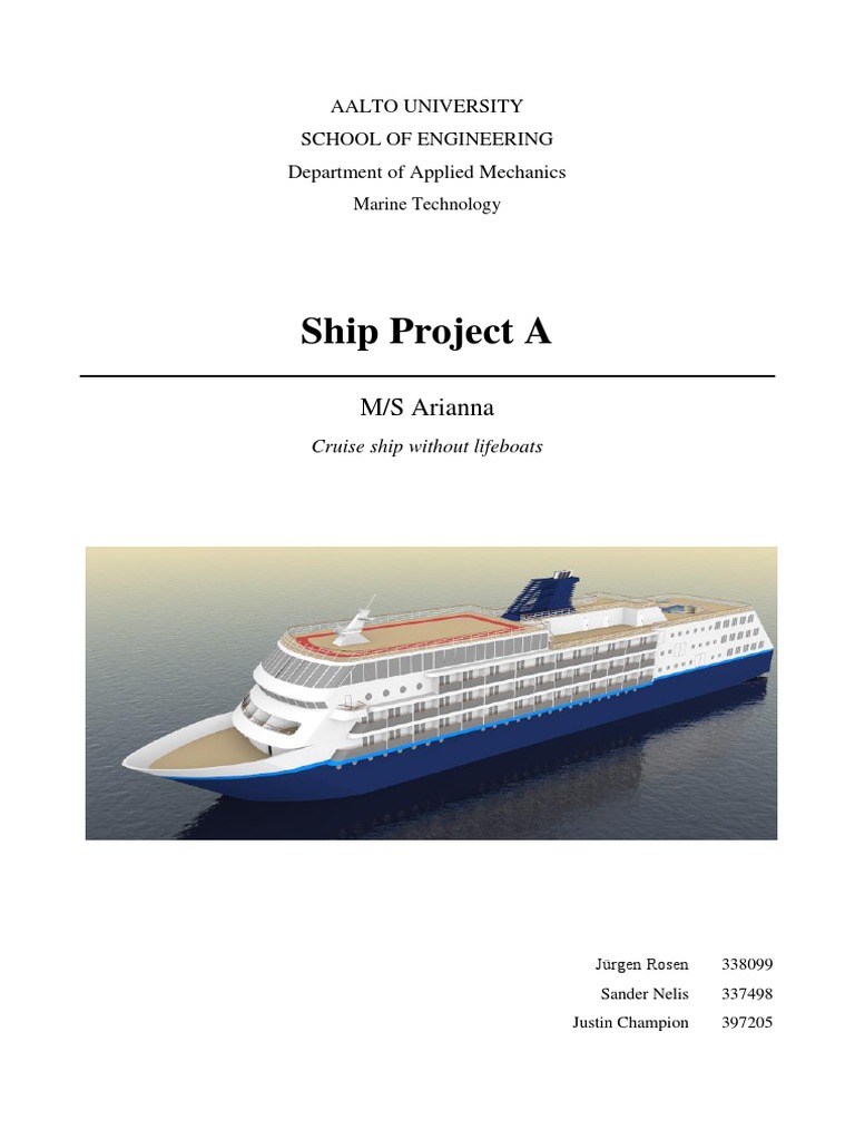 Ship Project - Final PDF | PDF | Propeller | Spacecraft Propulsion