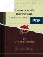 Handbuch Fur Botanische Bestimmungsubungen 1100143408