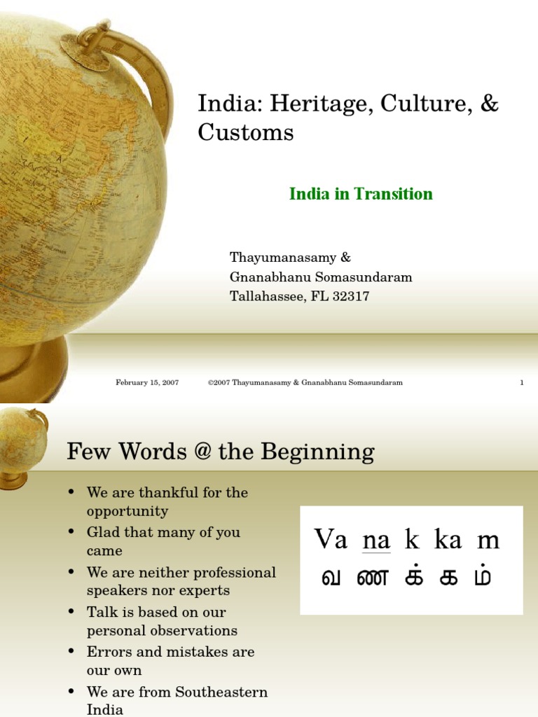 Overview of India's Heritage and Culture | PDF