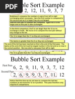 Bubble Sort Example