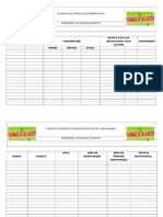 Planilha de Controle de Temperatura