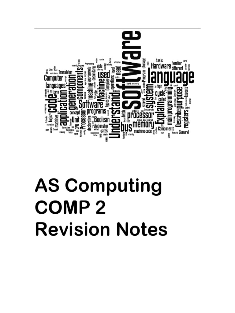 Revision Notes Computing Paper 2 | PDF