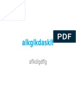 Alkglkdasklf: Aflkdlgdflg