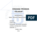 Presupuesto universitario TEMASIAF