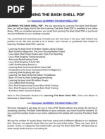 Bash Cheatsheet Pdf Regular Expression Command Line Interface