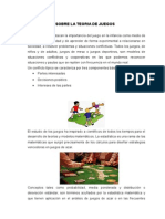 Descripcion Sobre La Teoria de Juegos