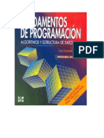 Fundamento de Programacion Algoritmos y Estructura de Datos PDF