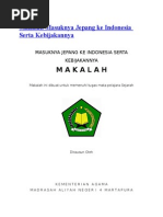 Download Makalah Masuknya Jepang Ke Indonesia Serta Kebijakannya by jm_ftaa SN271284755 doc pdf