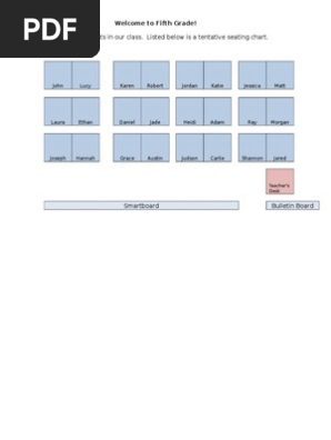 seating chart