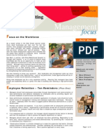 Focus On The Workforce - Sep 2009 E-Newsletter