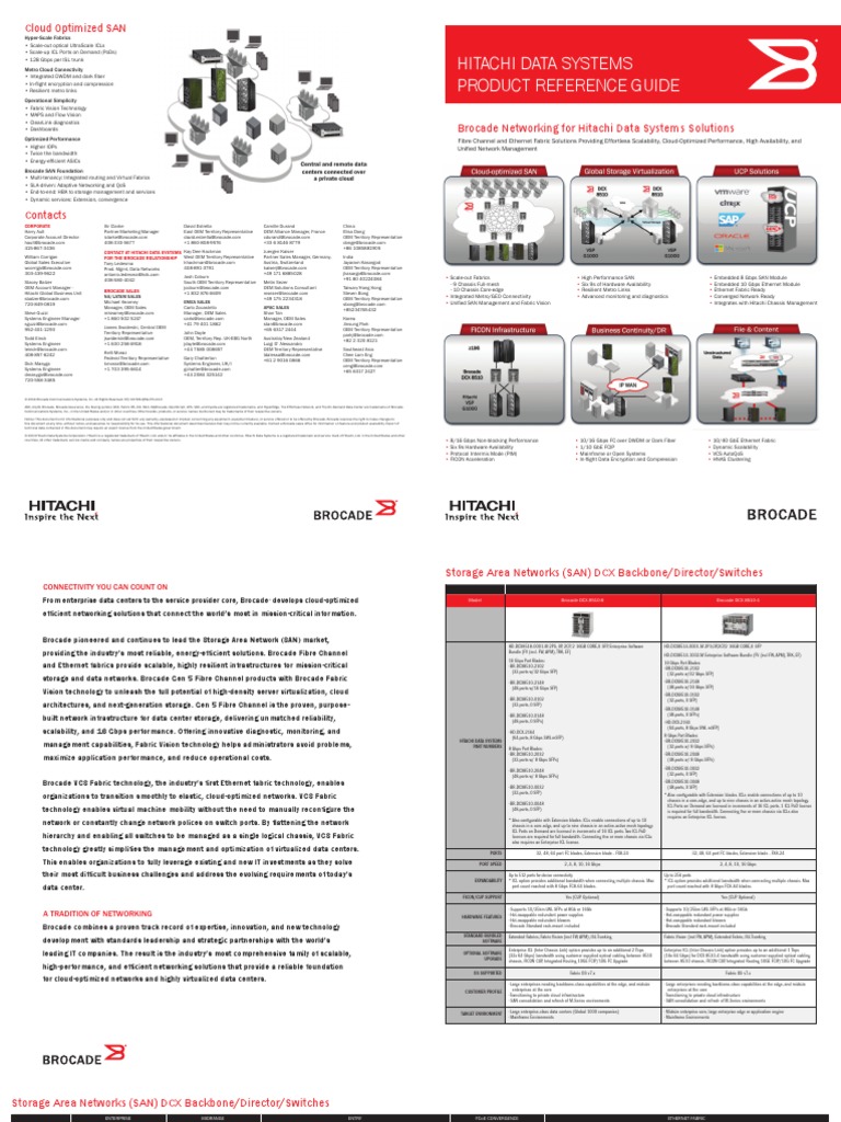 Brocade Hitachi Data Systems QRG | PDF | Computer Network | Computer ...