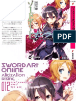 Sword Art Online 12. Alicization Rising (Underworld)