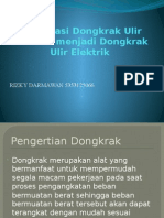 Modifikasi Dongkrak Ulir Mekanis Menjadi Dongkrak Ulir Elektrik