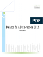 Balance 2013 de Fundación Paz Ciudadana - Chile
