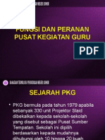 Fungsi Dan Peranan Pusat Kegiatan Guru