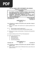 Download 1431 Basics of ICT AIOU Solved Assignment latest by Badar Rahim SN271319980 doc pdf