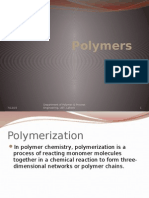 Polymers: 7/12/15 Department of Polymer & Process Engineering, UET, Lahore 1