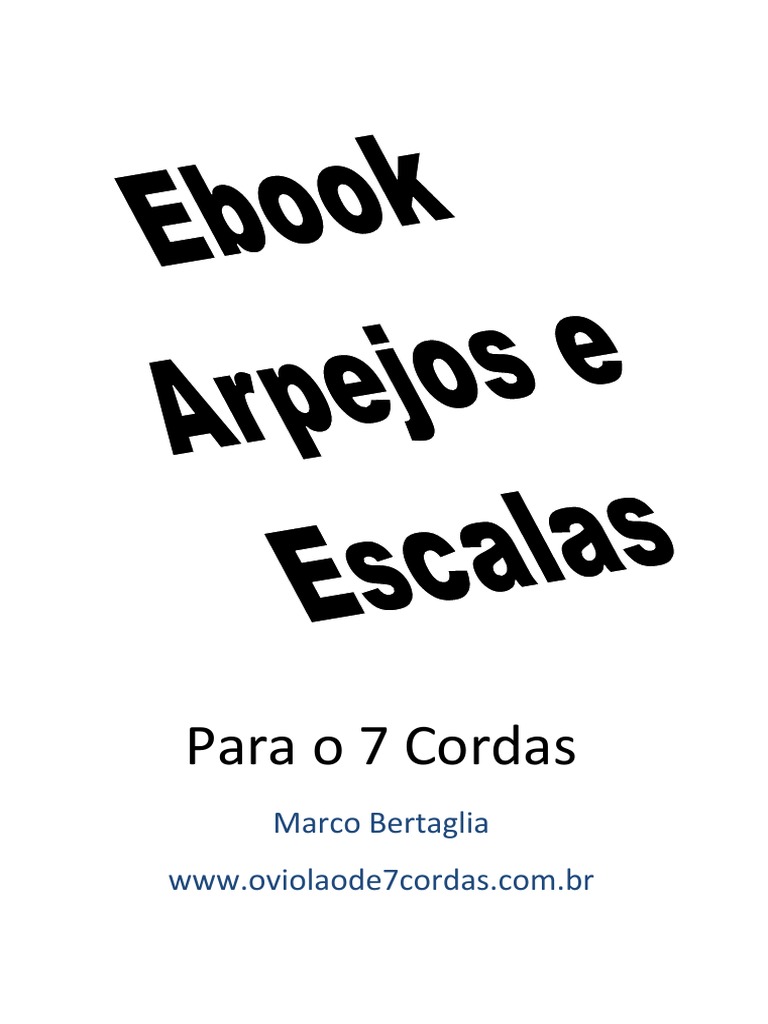 Ebook Arpejos e Escalas | PDF | Intervalo (música) | Acorde (música)